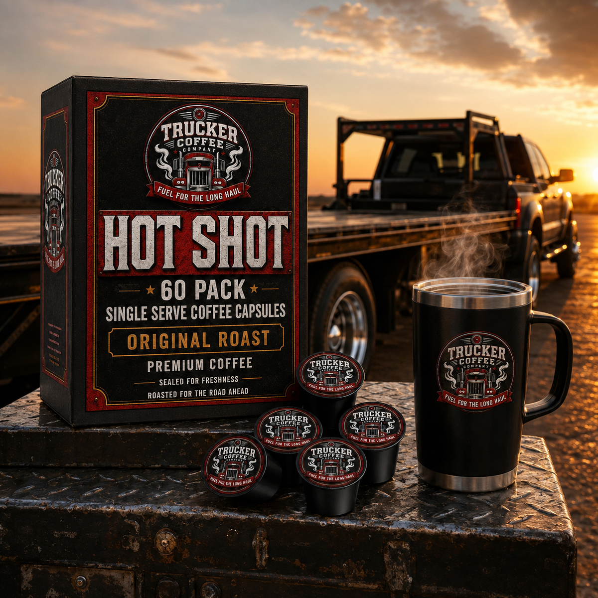 Hot Shot- 60 Pack Single Serve Coffee Capsules