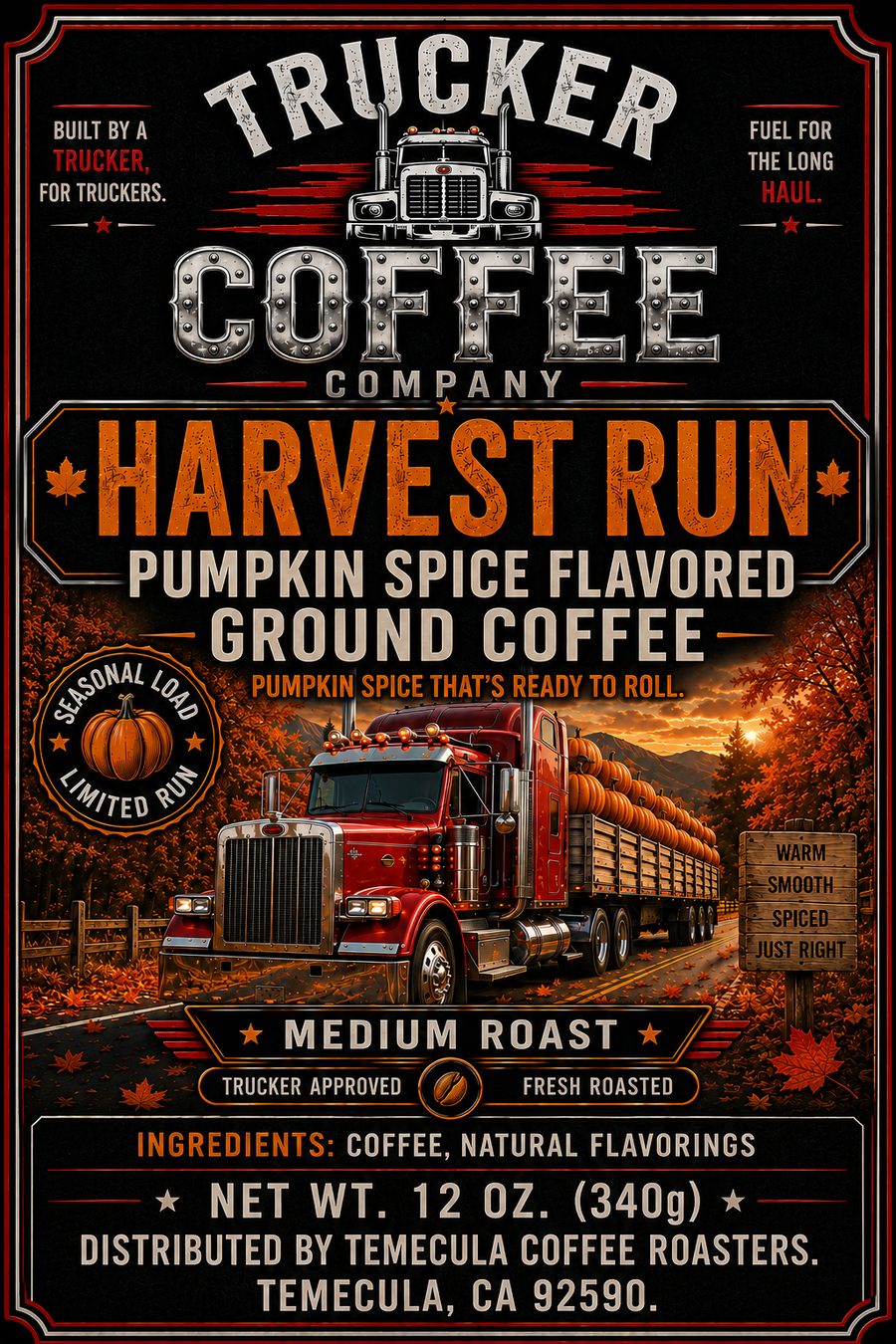 Harvest Run-Pumpkin Spice Ground Coffee