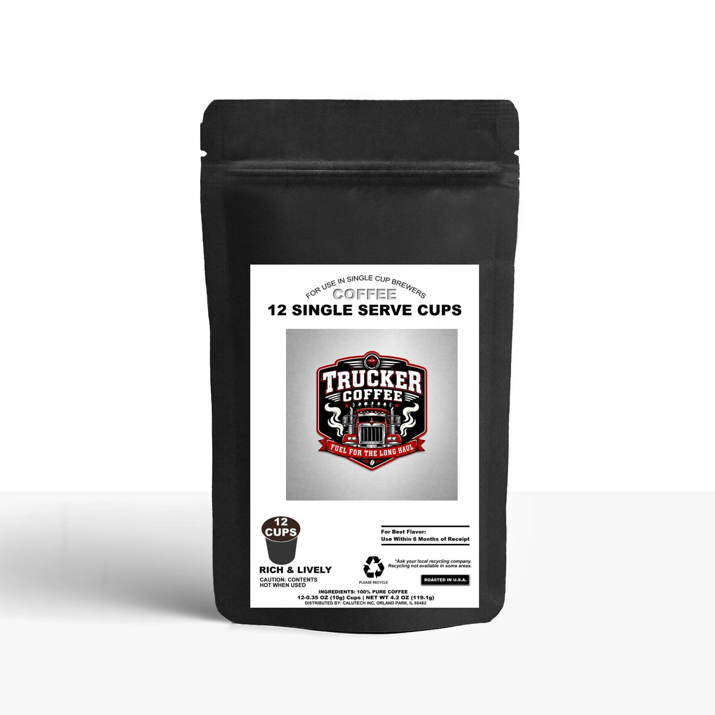 12 Pack Single Serve Coffee Capsules